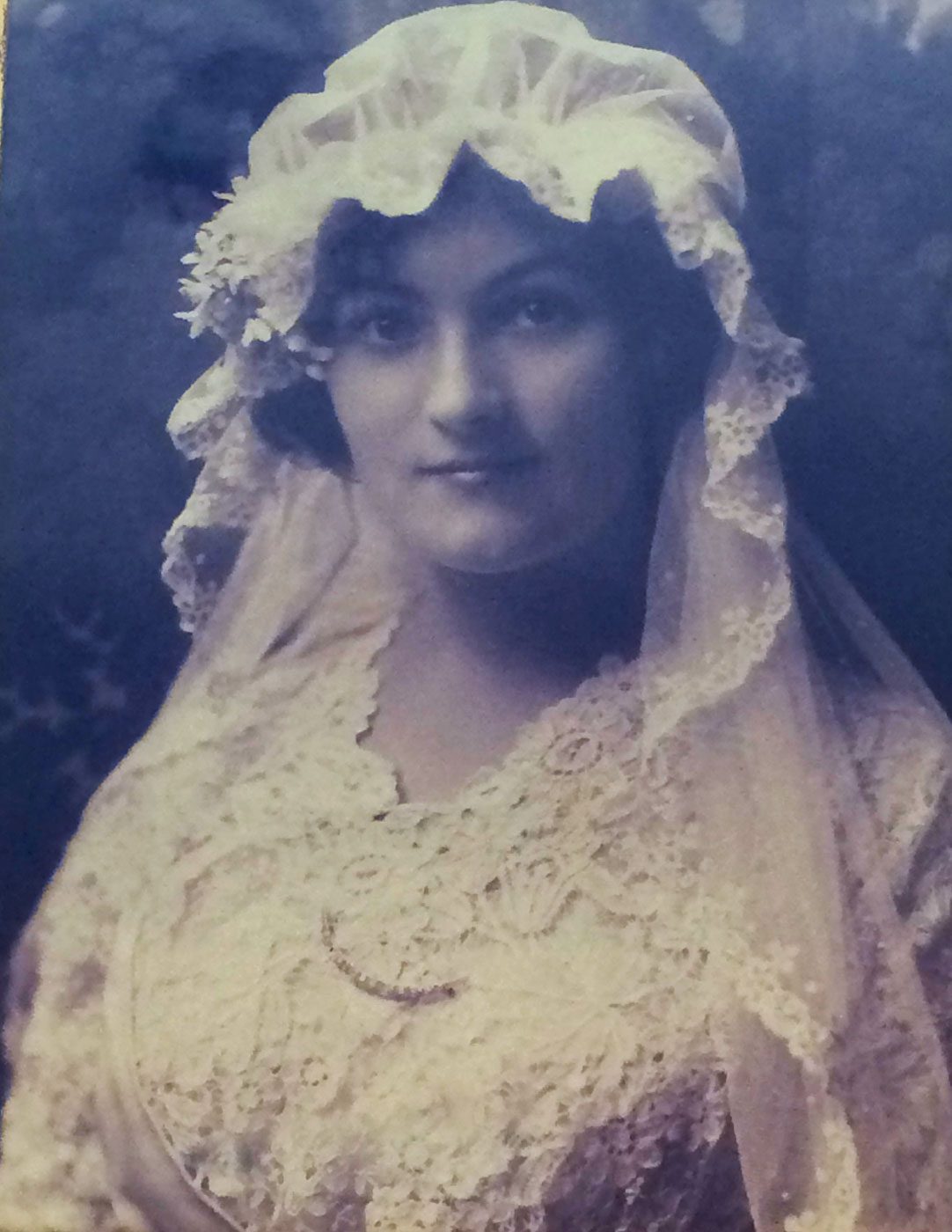 Hearthstone Castle's New Bride Irene Parks on her wedding day