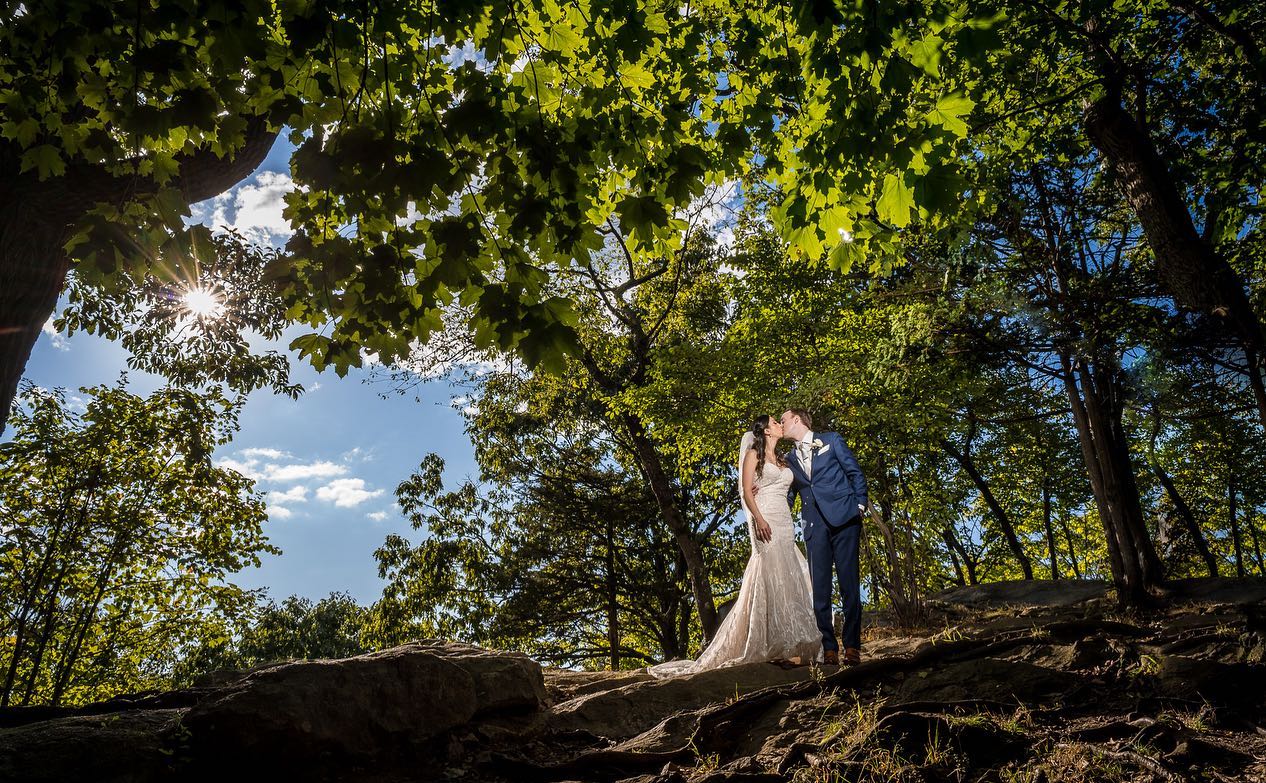 First Look "Take Two" summer-first-look-couple-on-mountain-overlook